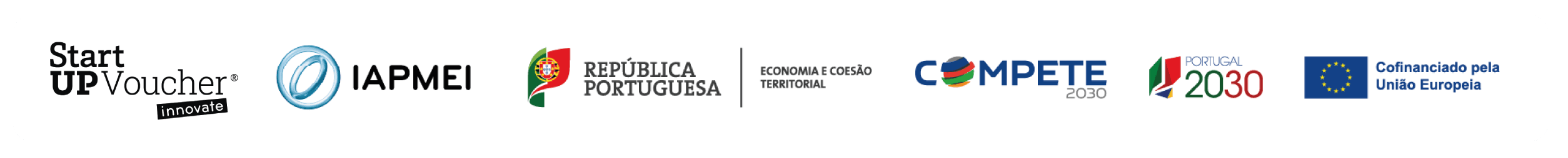 Financiado por IAPMEI, República Portuguesa, COMPETE 2020, Portugal 2030, União Europeia e StartUP Voucher Innovate